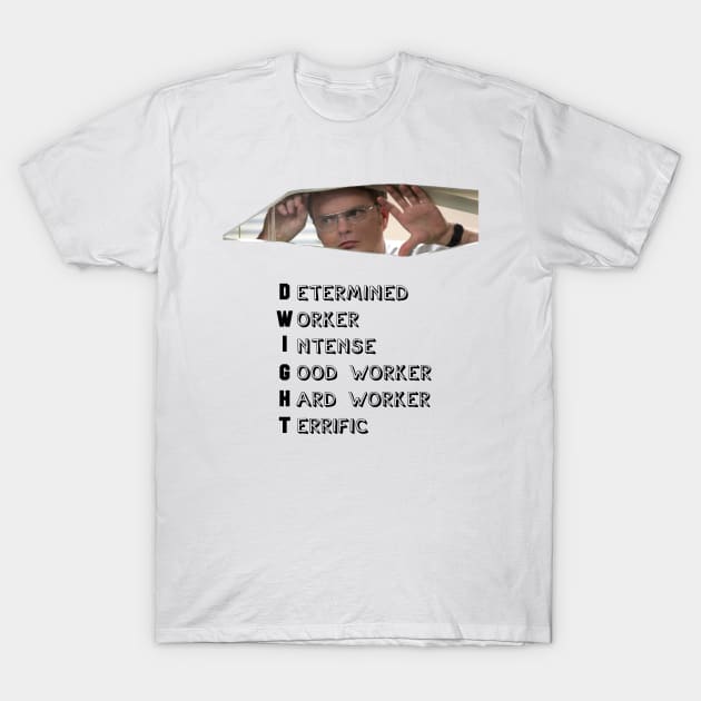 The Office U.S. - Dwight Schrute T-Shirt by Therouxgear